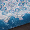 Nourison Grafix Blue Round 53 X 53 Area Rug 805-113329 Thumb 2