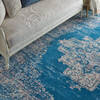 Nourison Grafix Blue 710 X 910 Area Rug  805-113331 Thumb 4