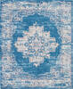 Nourison Grafix Blue 710 X 910 Area Rug 805-113331 Thumb 0