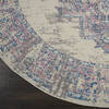 Nourison Grafix Beige Round 80 X 80 Area Rug 805-113333 Thumb 1