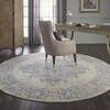 Nourison Grafix Beige Round 80 X 80 Area Rug 805-113333 Thumb 3