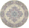 Nourison Grafix Beige Round 80 X 80 Area Rug 805-113333 Thumb 0