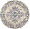 Nourison Grafix Beige Round 80 X 80 Area Rug  805-113333 Thumb 0