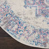 Nourison Grafix Beige Round 53 X 53 Area Rug 805-113335 Thumb 1