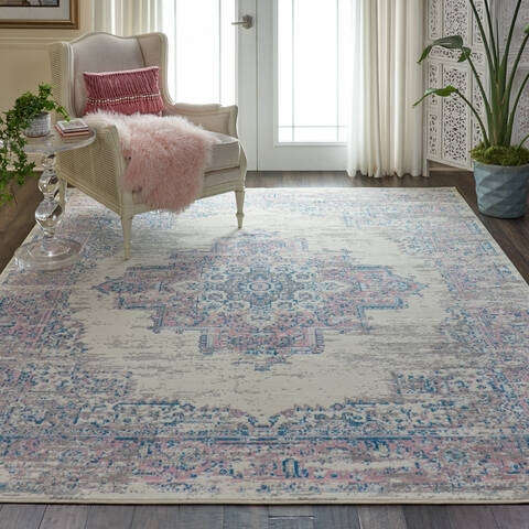 Nourison Grafix Beige 710 X 910 Area Rug 805-113337 Image 3
