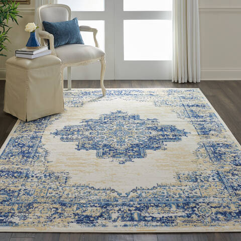 Nourison Grafix White 60 X 90 Area Rug 805-113340 Image 3