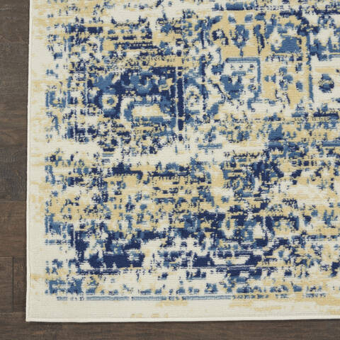 Nourison Grafix White 86 X 120 Area Rug 805-113342 Image 1