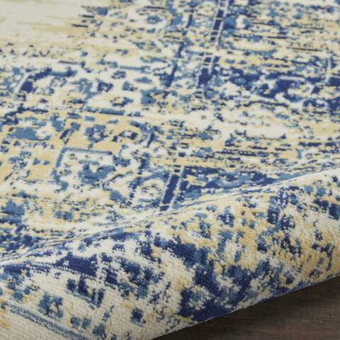 Nourison Grafix White 86 X 120 Area Rug 805-113342 Image 2