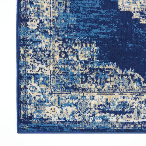 Nourison Grafix Blue 39 X 59 Area Rug 805-113343 Image 5