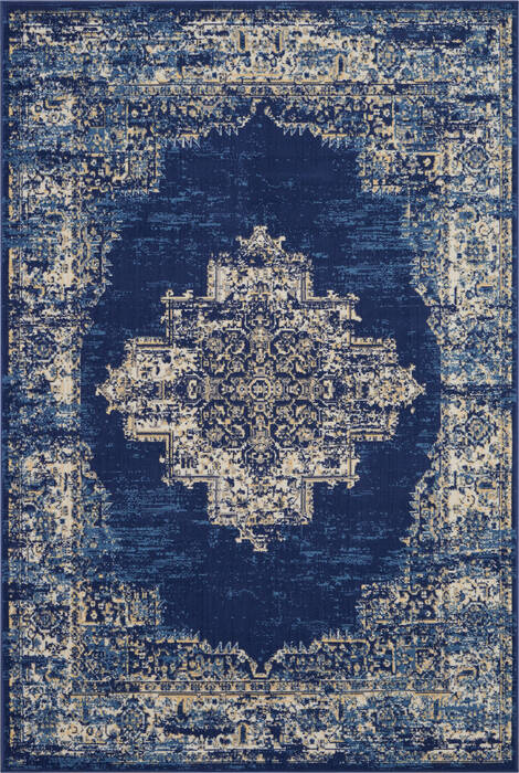 Nourison Grafix Blue 60 X 90 Area Rug 805-113344 Image 0