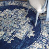 Nourison Grafix Blue Round 80 X 80 Area Rug  805-113346 Thumb 4