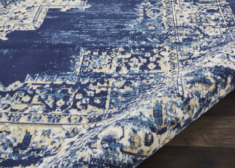 Nourison Grafix Blue 86 X 120 Area Rug 805-113347 Image 2