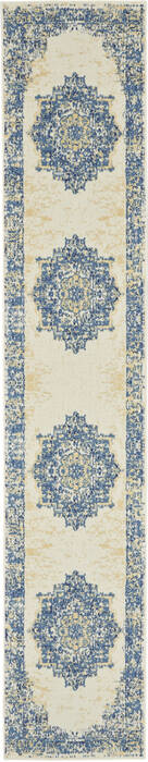 Nourison Grafix White Runner 23 X 120 Area Rug 805-113350 Image 0