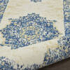 Nourison Grafix White Runner 23 X 120 Area Rug 805-113350 Thumb 2
