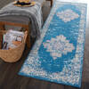 Nourison Grafix Blue Runner 22 X 76 Area Rug  805-113352 Thumb 3