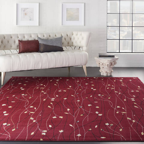 Nourison Grafix Red 710 X 910 Area Rug 805-113356 Image 3