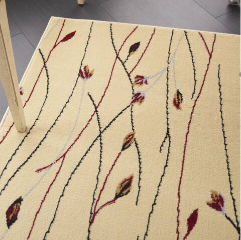 Nourison Grafix Beige 53 X 73 Area Rug 805-113357 Image 4