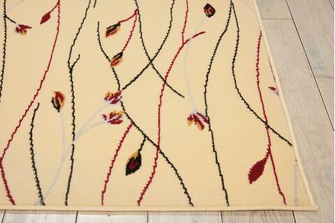 Nourison Grafix Beige 53 X 73 Area Rug 805-113357 Image 5