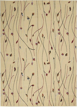 Nourison Grafix Beige 5'3" X 7'3" Area Rug  805-113357