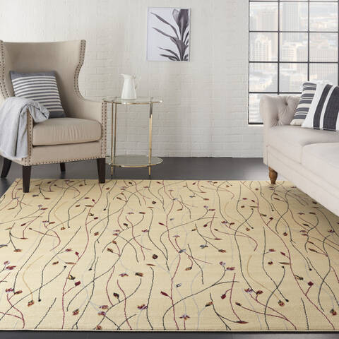 Nourison Grafix Beige 710 X 910 Area Rug 805-113358 Image 3