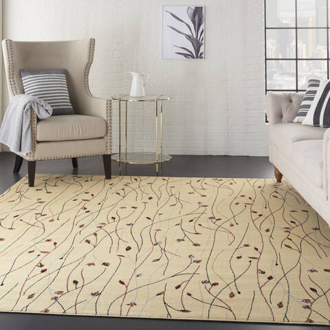 Nourison Grafix Beige 710 X 910 Area Rug 805-113358 Image 6