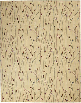 Nourison Grafix Beige Rectangle 8x10 ft Polypropylene Carpet 113358