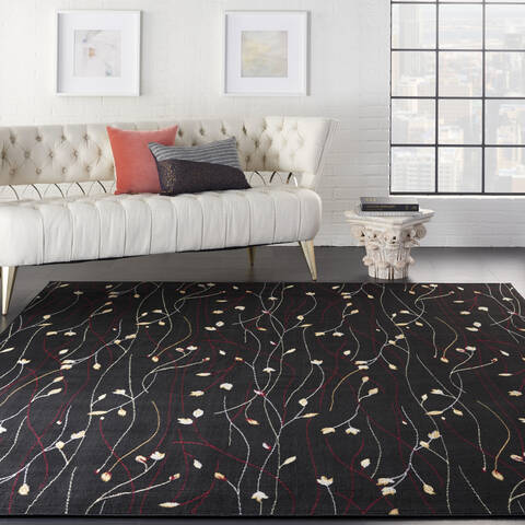 Nourison Grafix Black 710 X 910 Area Rug 805-113360 Image 3