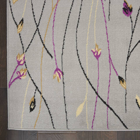 Nourison Grafix Grey 53 X 73 Area Rug 805-113361 Image 1