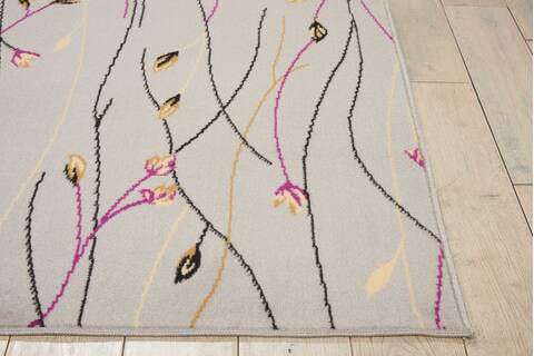 Nourison Grafix Grey 53 X 73 Area Rug 805-113361 Image 5