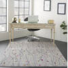 Nourison Grafix Grey 53 X 73 Area Rug  805-113361 Thumb 3