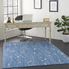 Nourison Grafix Blue 53 X 73 Area Rug  805-113364 Thumb 5