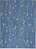 Nourison Grafix Blue 53 X 73 Area Rug  805-113364 Thumb 0