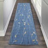 Nourison Grafix Blue Runner 23 X 76 Area Rug  805-113366 Thumb 3