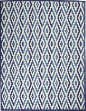 Nourison Grafix White Rectangle 8x10 ft Polypropylene Carpet 113368