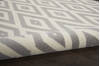 Nourison Grafix White Round 53 X 53 Area Rug 805-113374 Thumb 2