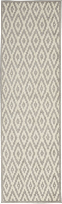 Nourison Grafix White Runner 23 X 76 Area Rug 805-113376 Image 0