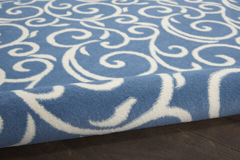 Nourison Grafix Blue 53 X 73 Area Rug 805-113377 Image 2