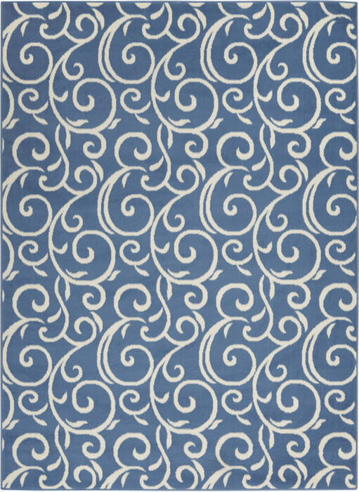 Nourison Grafix Blue 53 X 73 Area Rug 805-113377 Image 0