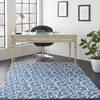 Nourison Grafix Blue 53 X 73 Area Rug  805-113377 Thumb 3