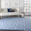 Nourison Grafix Blue 710 X 910 Area Rug  805-113378 Thumb 5