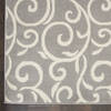 Nourison Grafix Grey 53 X 73 Area Rug  805-113379 Thumb 1