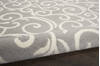 Nourison Grafix Grey 53 X 73 Area Rug  805-113379 Thumb 2