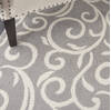 Nourison Grafix Grey 53 X 73 Area Rug  805-113379 Thumb 4