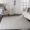 Nourison Grafix Grey 53 X 73 Area Rug  805-113379 Thumb 5