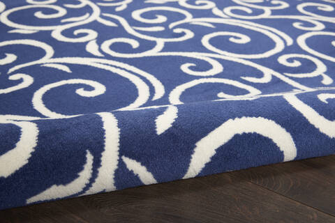 Nourison Grafix Blue 53 X 73 Area Rug 805-113381 Image 2