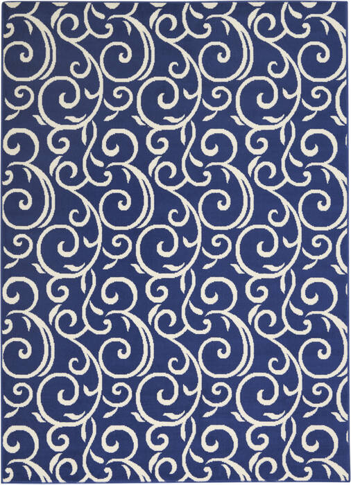 Nourison Grafix Blue 53 X 73 Area Rug 805-113381 Image 0
