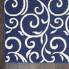 Nourison Grafix Blue 53 X 73 Area Rug 805-113381 Thumb 1