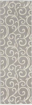 Nourison Grafix Grey Runner 2'3" X 7'6" Area Rug  805-113384