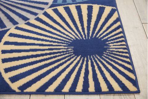 Nourison Grafix Blue 53 X 73 Area Rug 805-113386 Image 5