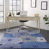 Nourison Grafix Blue 53 X 73 Area Rug 805-113386 Thumb 3